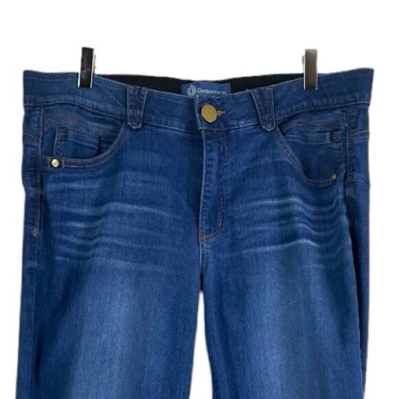 Democracy Women’s Jeans Absolution Skinny Ankle Dark Wash Mid Rise Size 16 - Picture 3 of 6